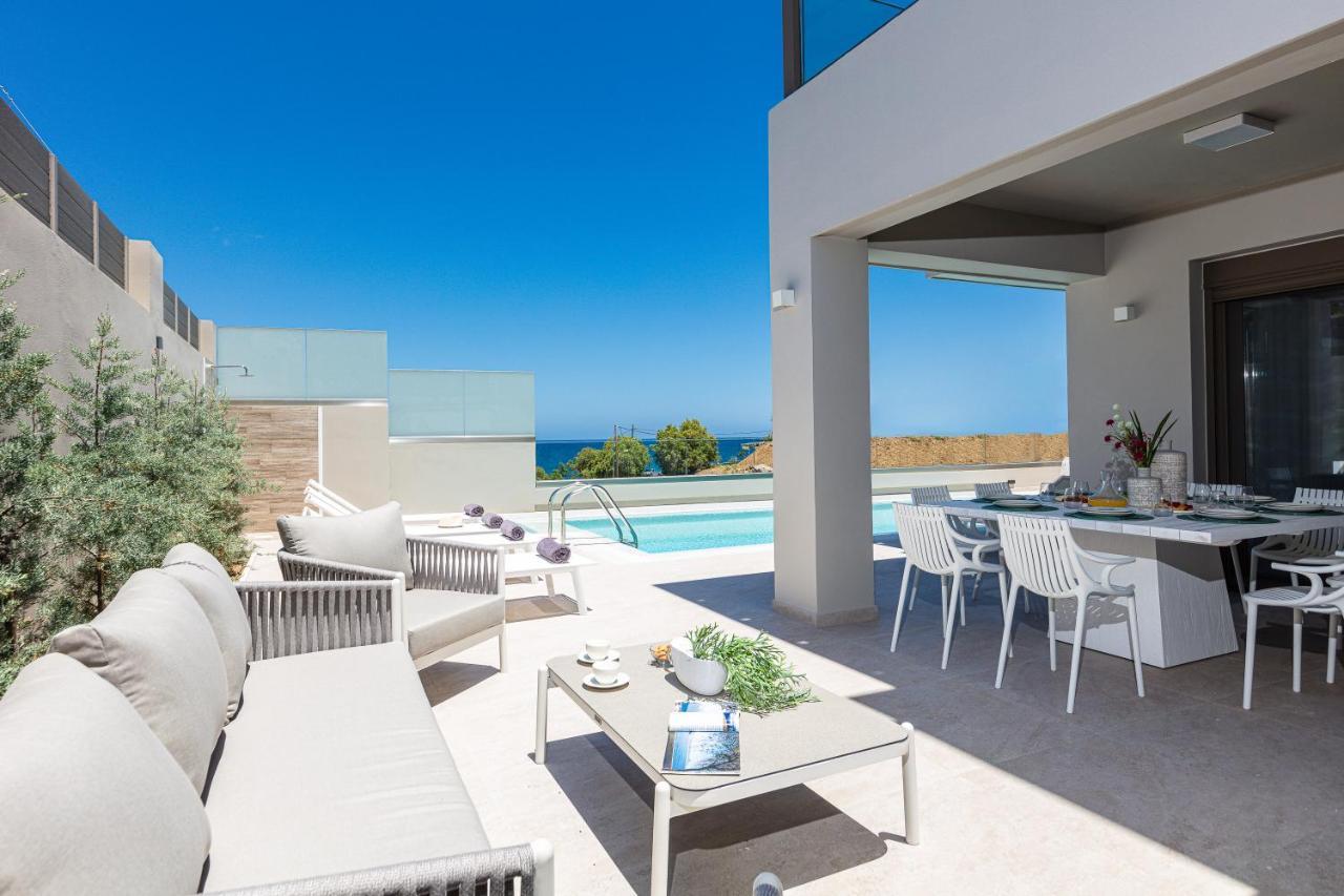 Lagoon Seaside Villa, Sumptuous Retreat,By Thinkvilla Pánormos Eksteriør billede