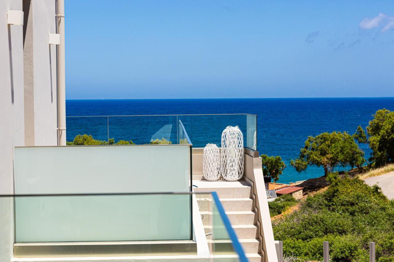 Lagoon Seaside Villa, Sumptuous Retreat,By Thinkvilla Pánormos Eksteriør billede